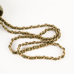 Chanel Chevron Cuba Mini Rectangular Khaki