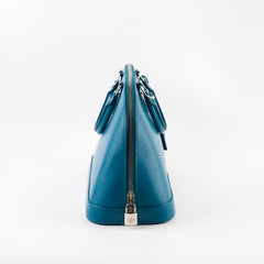 Louis Vuitton Alma PM Epi Teal Blue