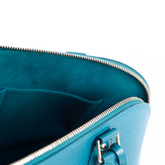 Louis Vuitton Alma PM Epi Teal Blue