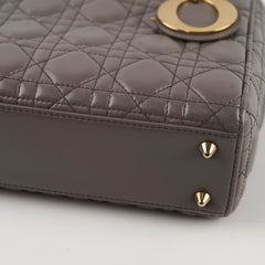 Dior Lady Dior Small ABC Lambskin Grey