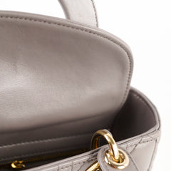 Dior Lady Dior Small ABC Lambskin Grey