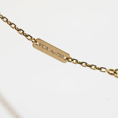 Van Cleef & Arpels Vintage Alhambra Malachite Necklace