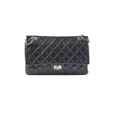 Chanel 226 Medium Black Calfskin Flap