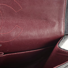 Chanel 226 Medium Black Calfskin Flap