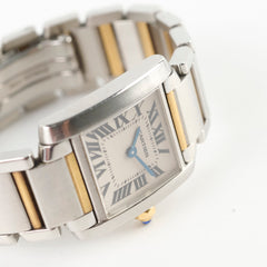Cartier Tank Francaise Small Model Two Tone Watch