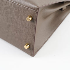 Hermes Kelly 28 Epsom Sellier Gris Etain 2019