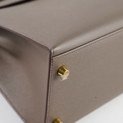 Hermes Kelly 28 Epsom Sellier Gris Etain 2019