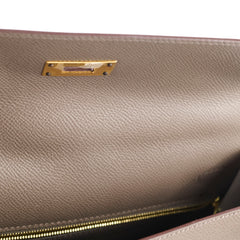 Hermes Kelly 28 Epsom Sellier Gris Etain 2019