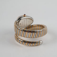 Bvlgari Serpenti 35mm Tubogas Stainless Steel 18k Rose Gold Watch