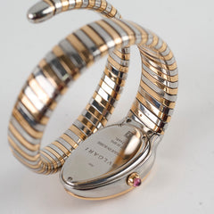 Bvlgari Serpenti 35mm Tubogas Stainless Steel 18k Rose Gold Watch