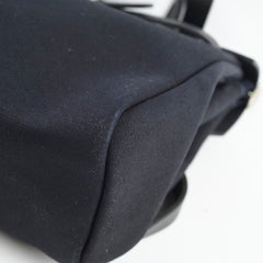 Hermes Herbag Canvas Backpack Noir