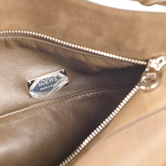Loewe Small Featherlight Nubuck Puzzle Brown