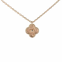 Van Cleef & Arpels Sweet Alhambra Rose Gold Necklace