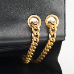 Chanel Wallet on Chain Crush Black Microchipped
