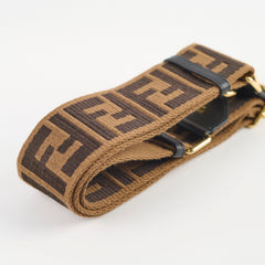 Fendi Zucca Adjustable Canvas Strap Brown