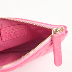 Chanel Caviar Mini O Case Pink