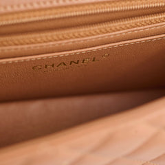 Chanel Mini Rectangle Lambskin Caramel Dark Beige (30 series)