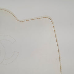 Chanel Vintage White Tweed Square