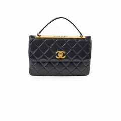 Chanel Trendy CC Shoulder Bag Lambskin Black
