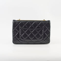 Chanel Trendy CC Shoulder Bag Lambskin Black