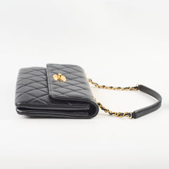 Chanel Trendy CC Shoulder Bag Lambskin Black