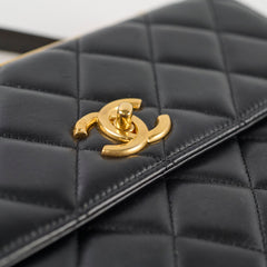Chanel Trendy CC Shoulder Bag Lambskin Black