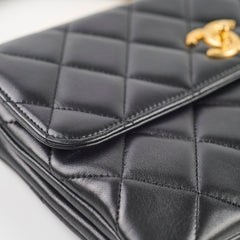 Chanel Trendy CC Shoulder Bag Lambskin Black