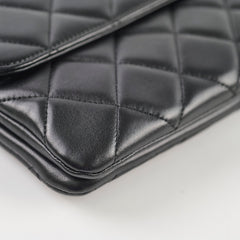 Chanel Trendy CC Shoulder Bag Lambskin Black