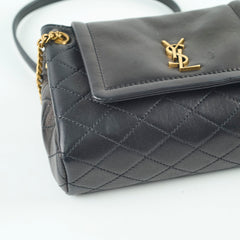 Saint Laurent Mini Nolita Black