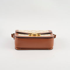Celine Teen Canvas Triomphe White