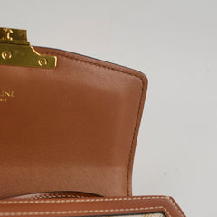 Celine Teen Canvas Triomphe White