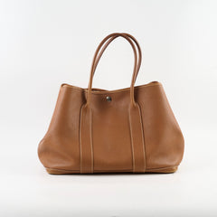 Hermes Garden Party 36 Gold Q Square Stamp