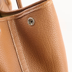 Hermes Garden Party 36 Gold Q Square Stamp