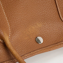 Hermes Garden Party 36 Gold Q Square Stamp