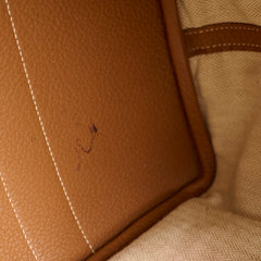 Hermes Garden Party 36 Gold Q Square Stamp