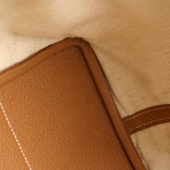 Hermes Garden Party 36 Gold Q Square Stamp