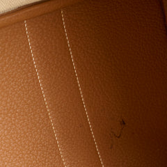 Hermes Garden Party 36 Gold Q Square Stamp