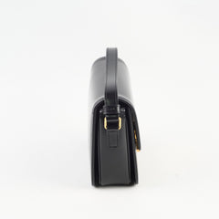 Celine Teen Shiny Calfskin Triomphe Black