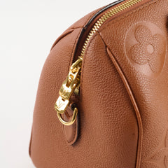 Louis Vuitton Speedy 25 Bandoulier Empriente Cognac Microchip