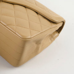 Chanel Vintage Flap Bag Beige 24K Lambskin (1 Series)