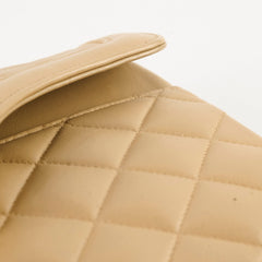 Chanel Vintage Flap Bag Beige 24K Lambskin (1 Series)