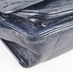 Saint Laurent Niki Medium Navy In Vintage Leather