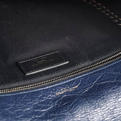 Saint Laurent Niki Medium Navy In Vintage Leather