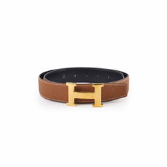 Hermes Constance Reversible Belt Size 80cm Gold/Black