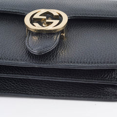 Gucci Interlocking G Small Bag Black