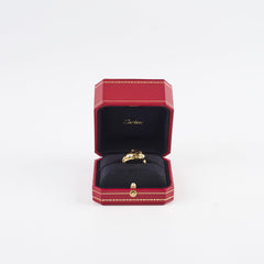 Cartier Panthère Ring Medium Model Size 55 Yellow Gold Onyx