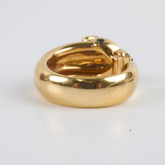 Cartier Panthère Ring Medium Model Size 55 Yellow Gold Onyx