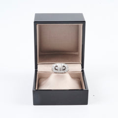 Bvlgari Diamond Parentesi 18k White Gold US Size 5 Ring