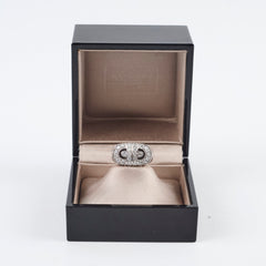 Bvlgari Diamond Parentesi 18k White Gold US Size 5 Ring
