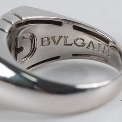 Bvlgari Diamond Parentesi 18k White Gold US Size 5 Ring